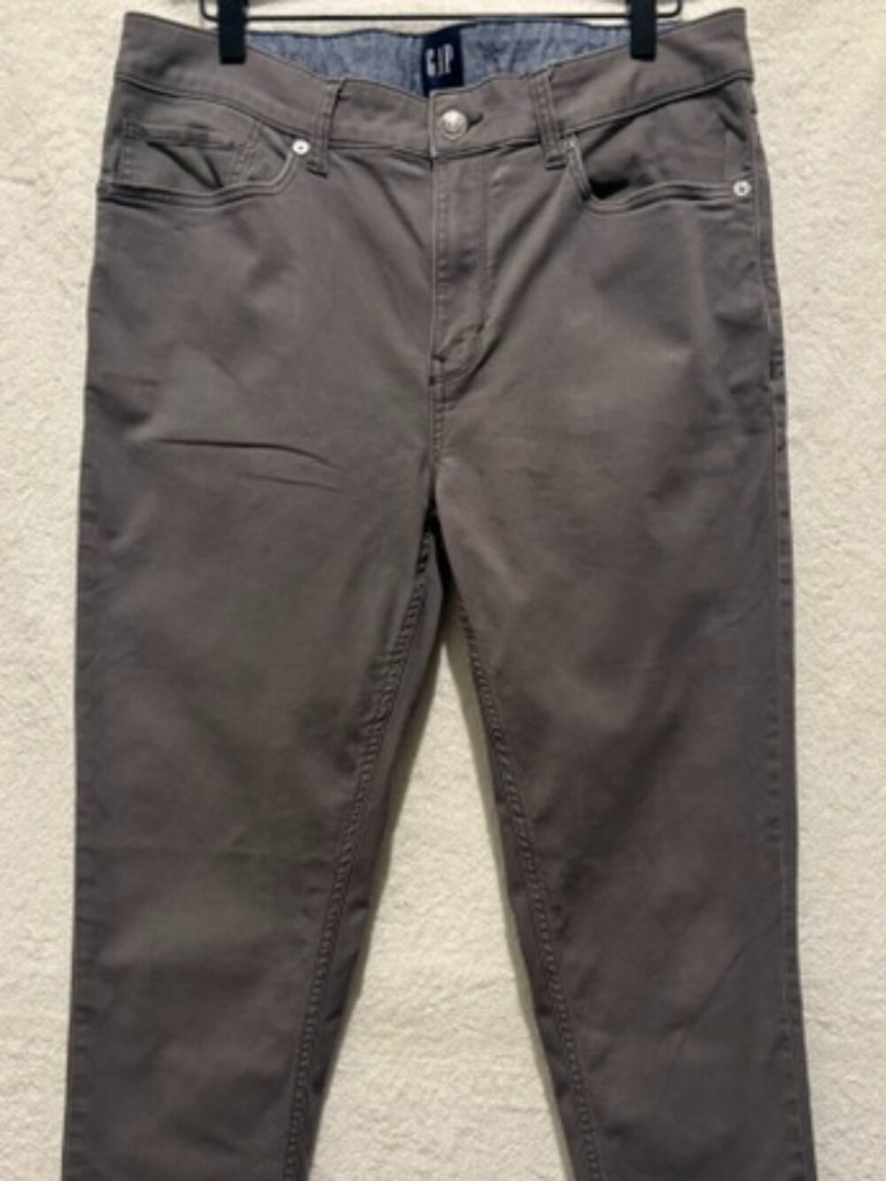 Mens Gap Grey Pants Jeans - 34" x 32"